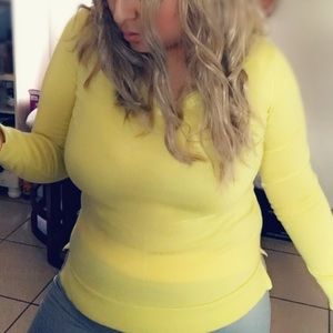Banana Republic Yellow thin sweater/ shirt